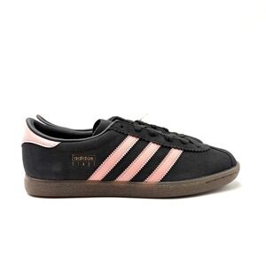 Adidas Originals Women's Size 9 Stadt Carbon/Gum Pink Shoes Sneakers JQ9018 NEW